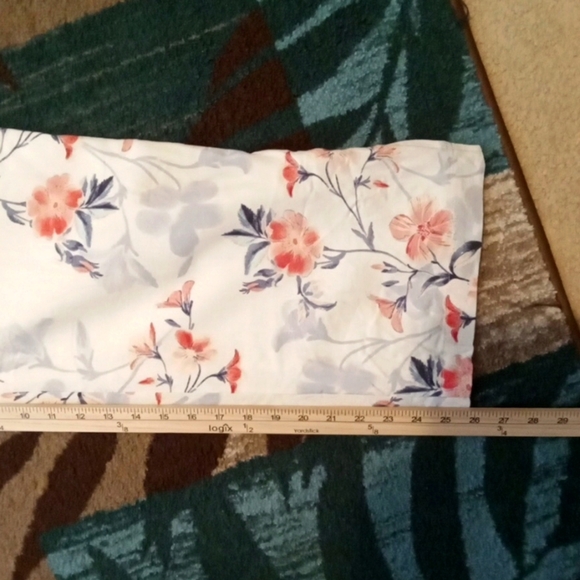 Lulu's Budding Bliss Ivory Floral Print Wide Leg Womens Pants Size Small - Picture 9 of 11